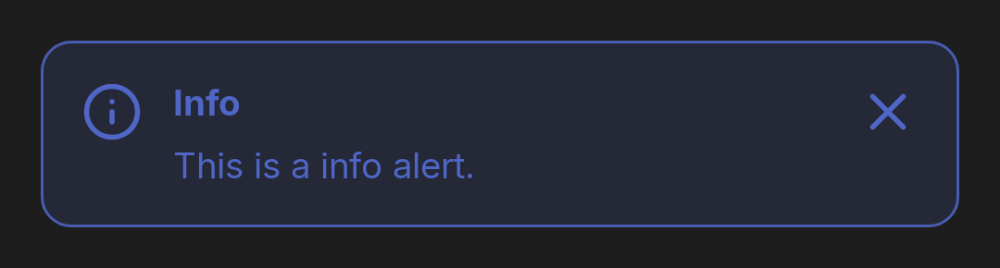 dh-alert info (dark theme)