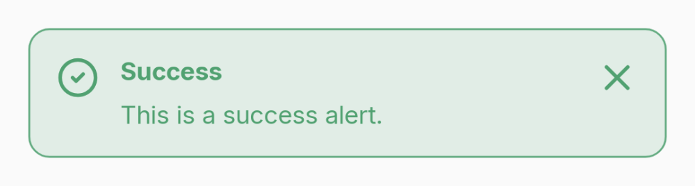 dh-alert success (light theme)