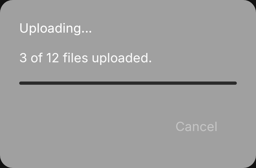 dh-dialog loading (dark theme)