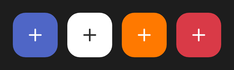 dh-icon-button variants (dark theme)