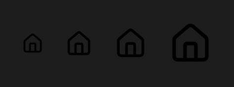 dh-icon sizes (dark theme)