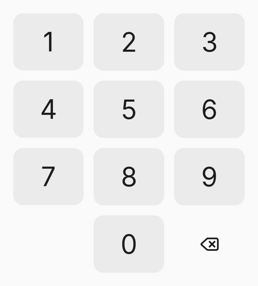 dh-number-pad default (light theme)
