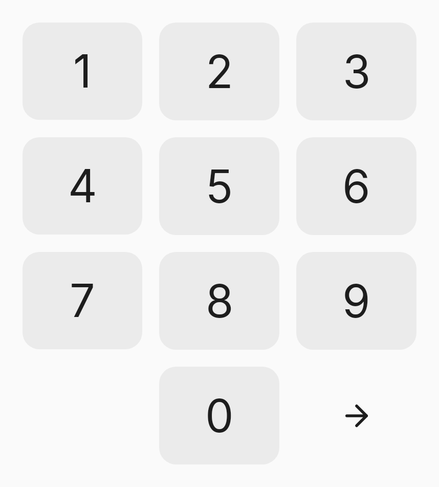 dh-number-pad right, slot (light theme)