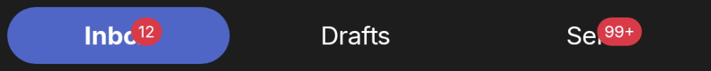 dh-pill-tabs pill, tabs, primary, badge, stretch (dark theme)