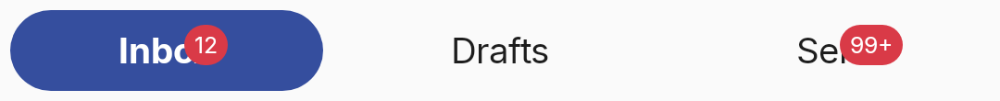 dh-pill-tabs pill, tabs, primary, badge, stretch (light theme)