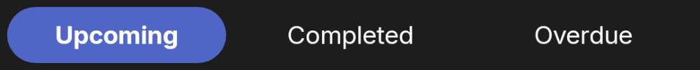 dh-pill-tabs pill, tabs, primary, label, stretch (dark theme)