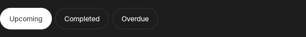dh-pill-tabs pill, tabs, secondary, label, start (dark theme)