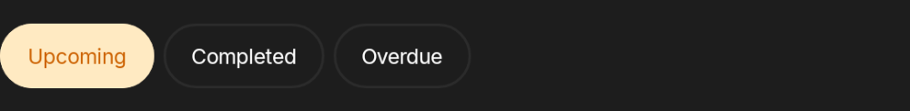 dh-pill-tabs pill, tabs, tertiary, label, start (dark theme)