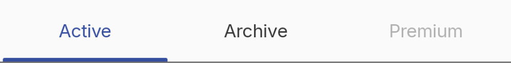 dh-tabs tabs, primary, disabled (light theme)