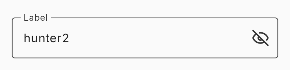 dh-text-field password, revealed (light theme)