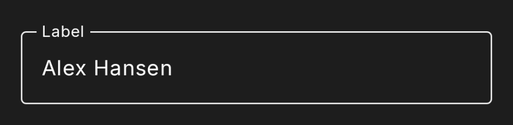 dh-text-field value (dark theme)