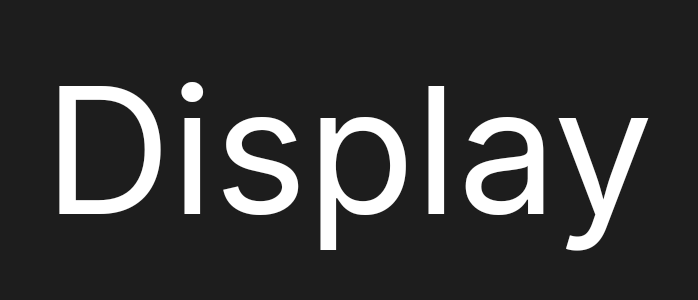 dh-text display, medium (dark theme)