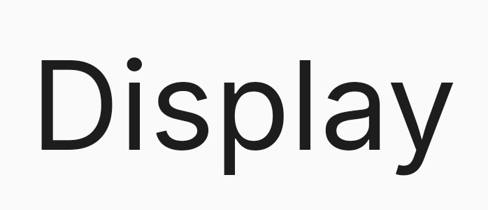 dh-text display, medium (light theme)